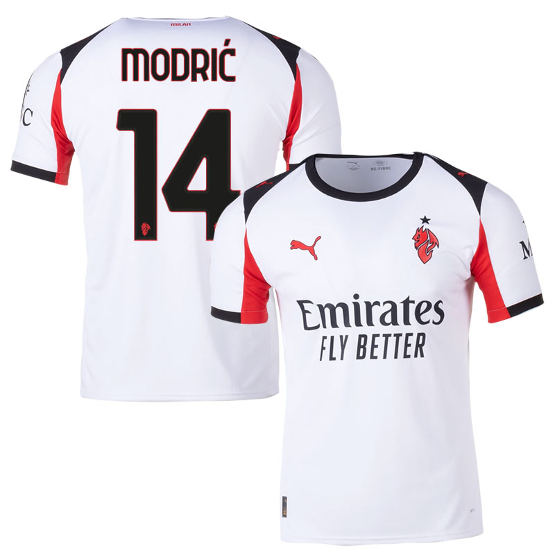 AC Milan udebanetrøje 25/26 til mænd - Modrić 14 rygtryk