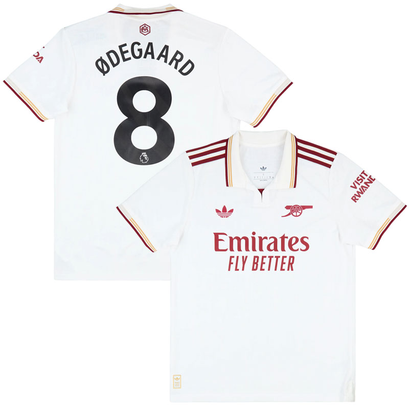 Arsenal 2025/26 herre tredje fodboldtrøje - Ødegaard 8 på ryggen