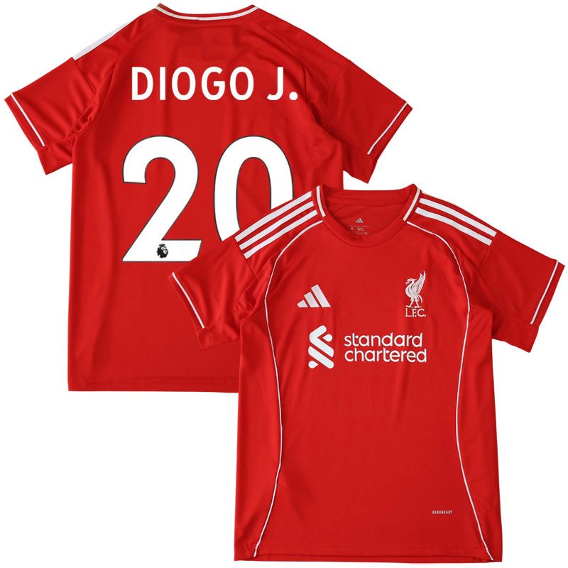 Diogo Jota 20 Liverpool fodboldtrøje herre 25/26 – hjemmebane kortærmet model