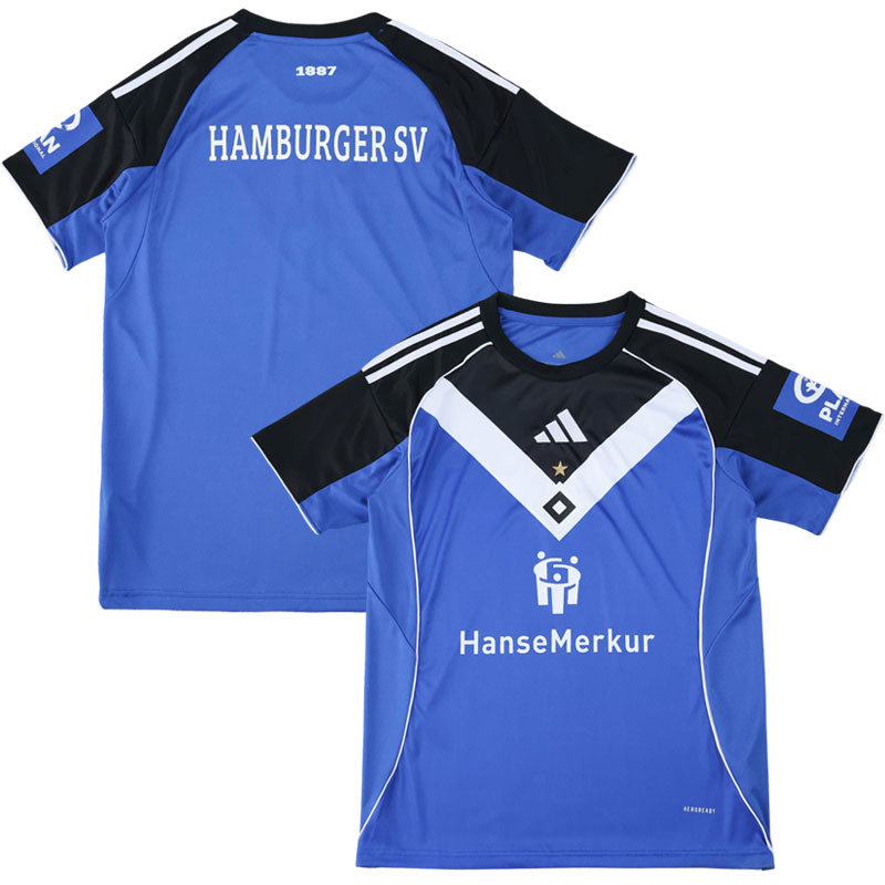 Hamburger SV 25/26 udebanetrøje til mænd – blå fodboldtrøje