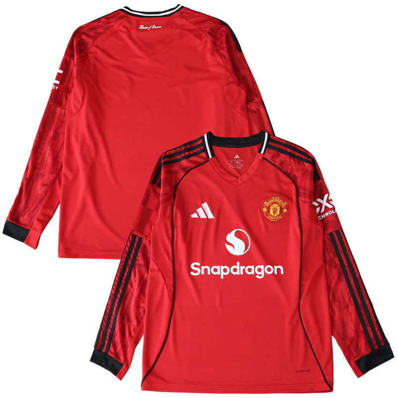 Man United herre langærmet hjemmebanetrøje 2025/26