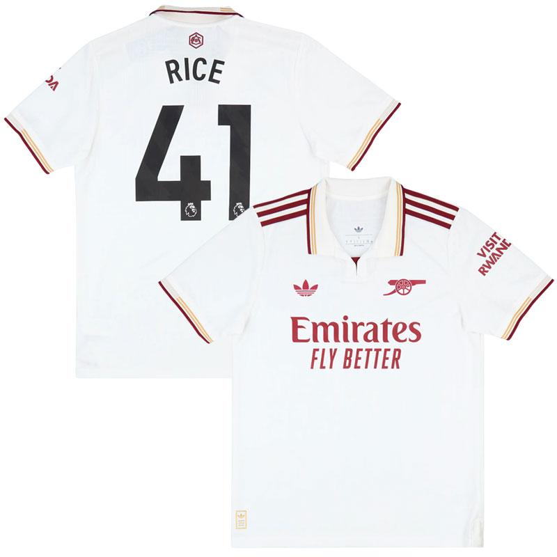 Rice 41 Arsenal tredjetrøje 2025/26 til mænd