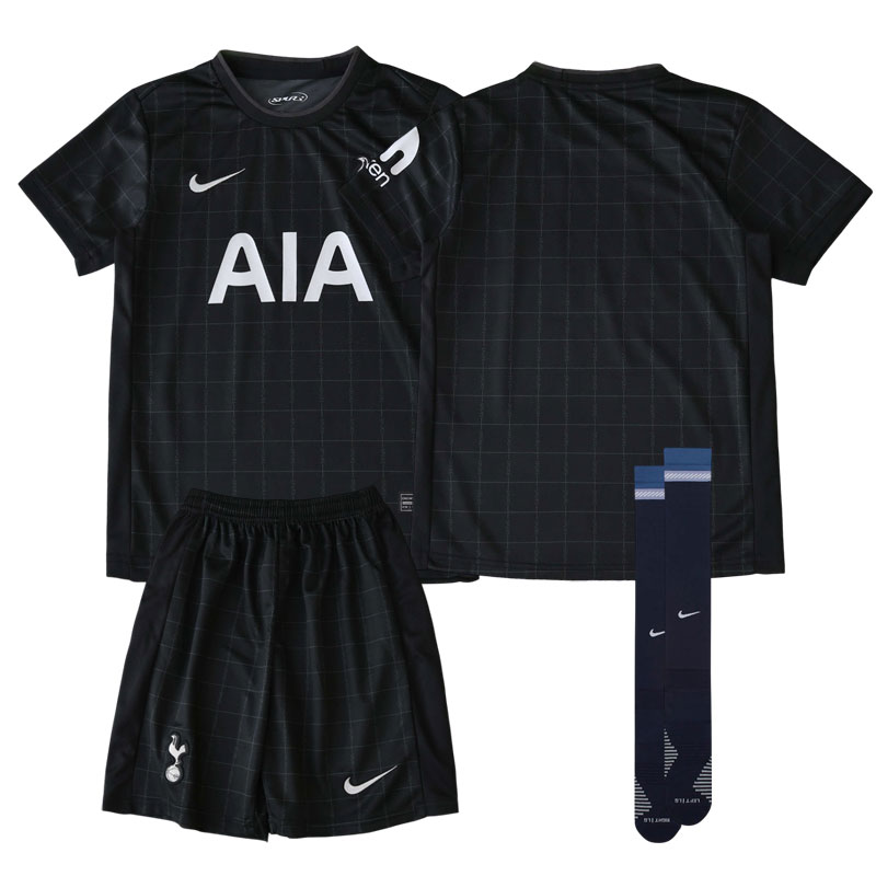 Tottenham Hotspur 25/26 udebanesæt til børn – fodboldtrøje og shorts