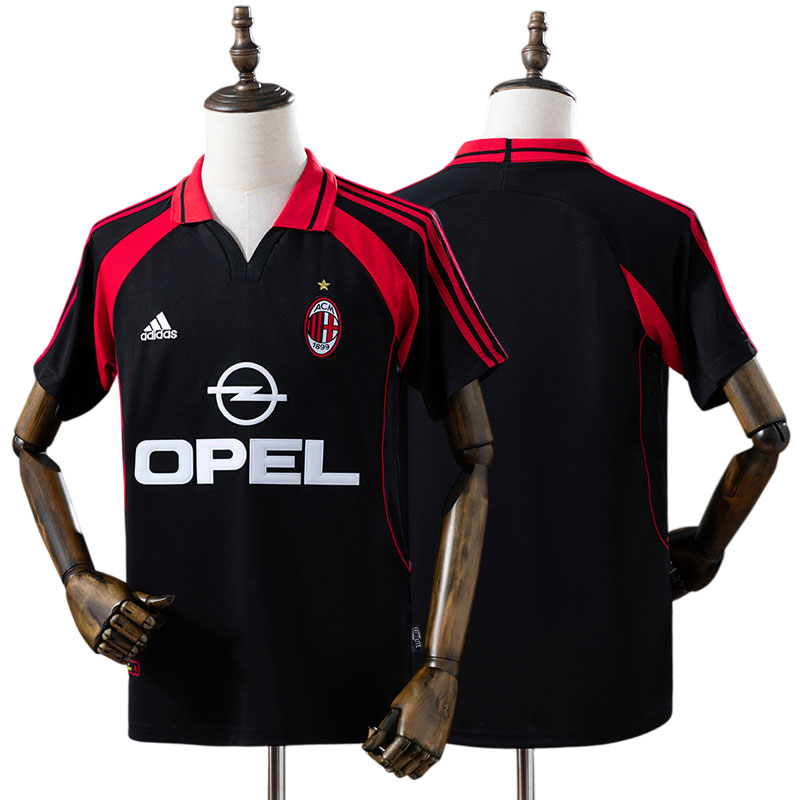 AC Milan 2000/01 retro tredje fodboldtrøje