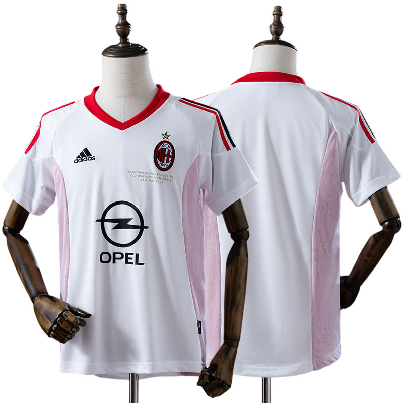 AC Milan 2002/03 Champions League final retro udebanetrøje