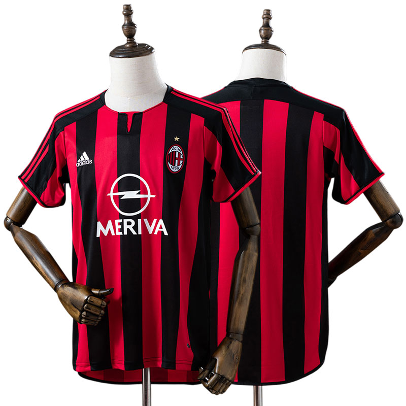 AC Milan 2003/04 retro hjemmebanetrøje