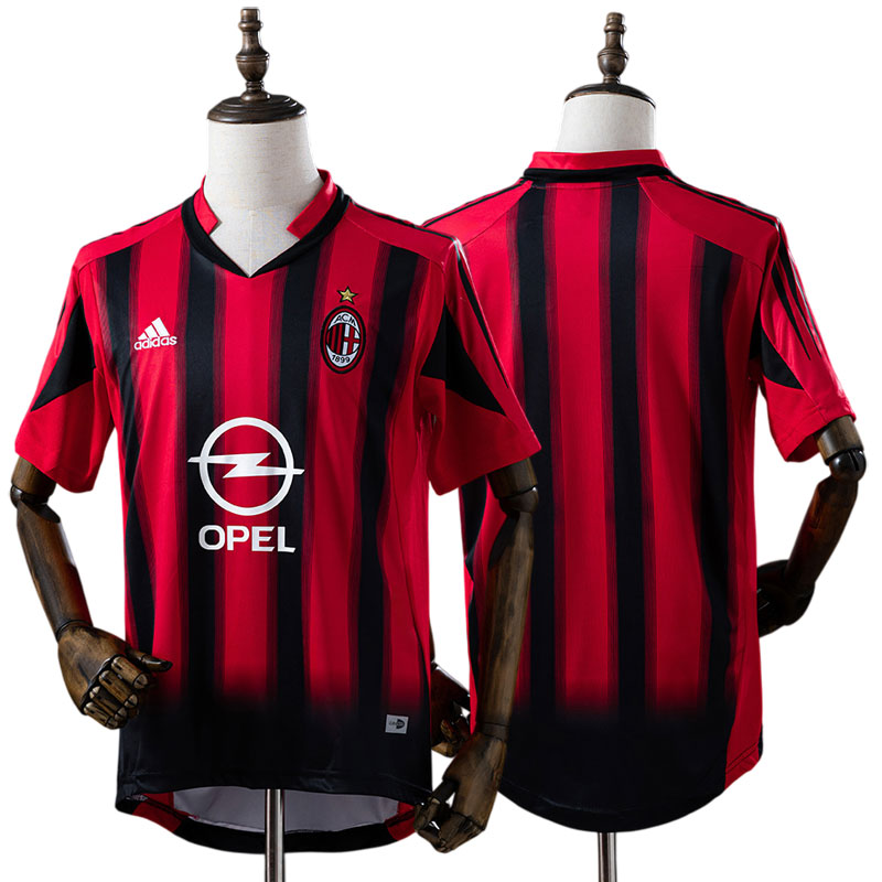 AC Milan 2004/05 retro hjemmebane fodboldtrøje til mænd
