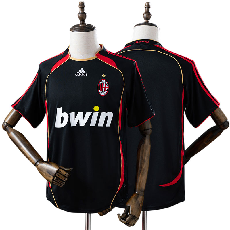 AC Milan 2006/07 tredjetrøje - herre retro fodboldtrøje