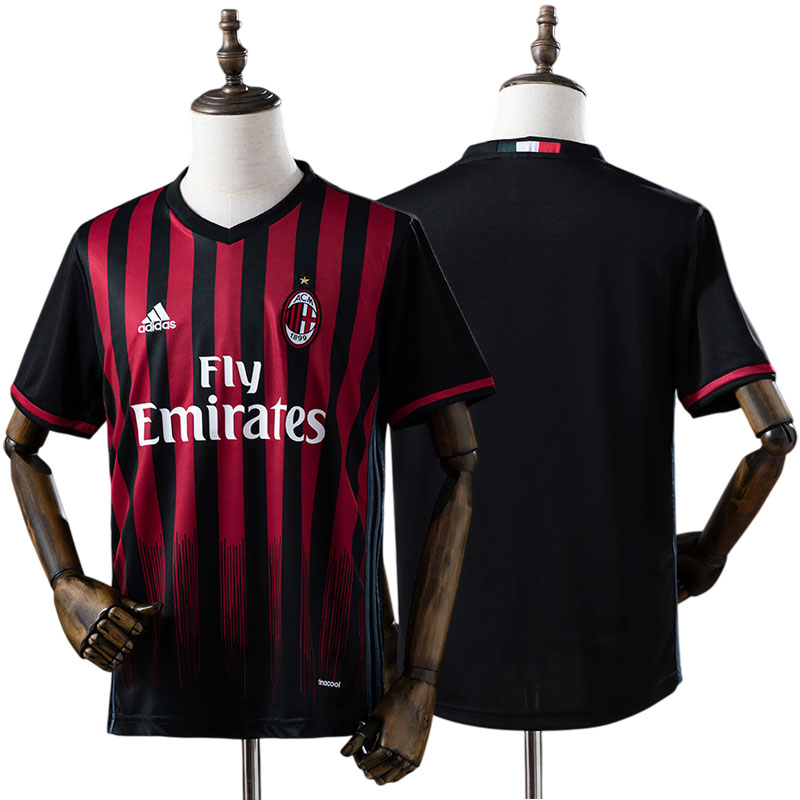 AC Milan 2016/17 hjemmebanetrøje - retro fodboldtrøje til mænd