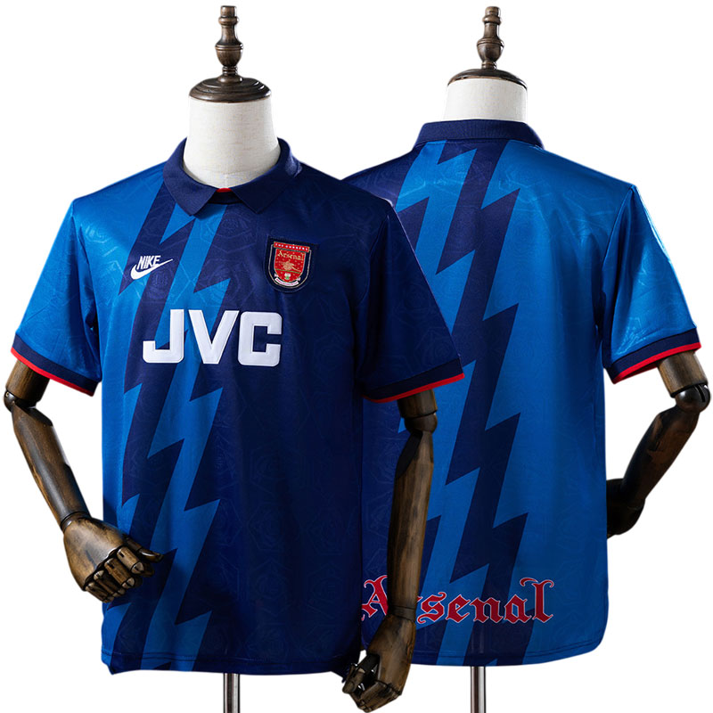 Arsenal FC 1994/96 udebanetrøje - herre retro fodboldtrøje