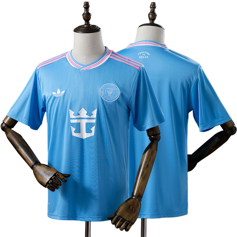 Blå Inter Miami CF 2025 herre tredje trøje