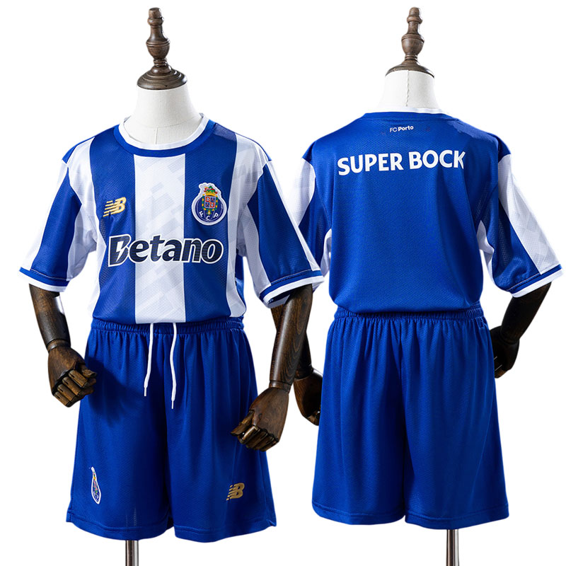 FC Porto 2025/26 hjemmebanetrøje til børn - komplet med shorts