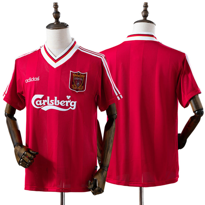 Herre hjemmebanetrøje Liverpool FC 1995/96 retro trøje
