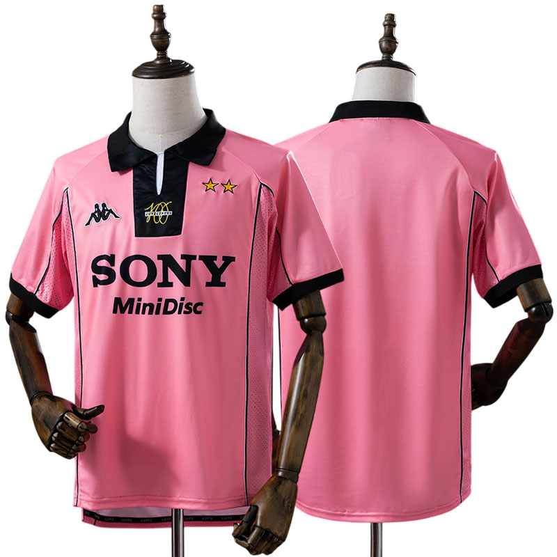 Juventus 1997-98 Centenary retro udebanetrøje til mænd