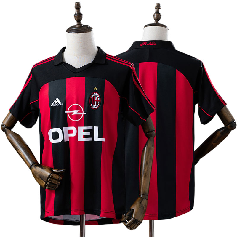 Klassisk AC Milan 2000/02 hjemmebanetrøje