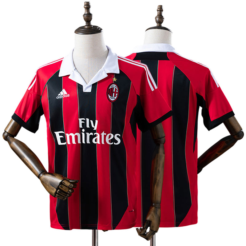 Klassisk AC Milan 2012/13 hjemmebanetrøje - retro stil til ægte fans