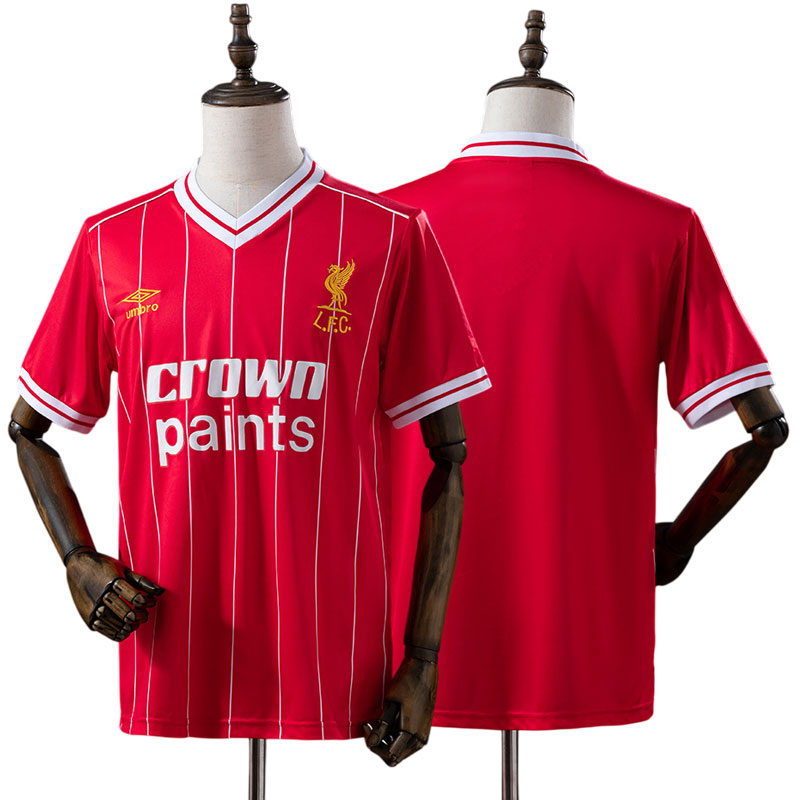 Liverpool 1982-85 retro home shirt til mænd - rød fodboldtrøje