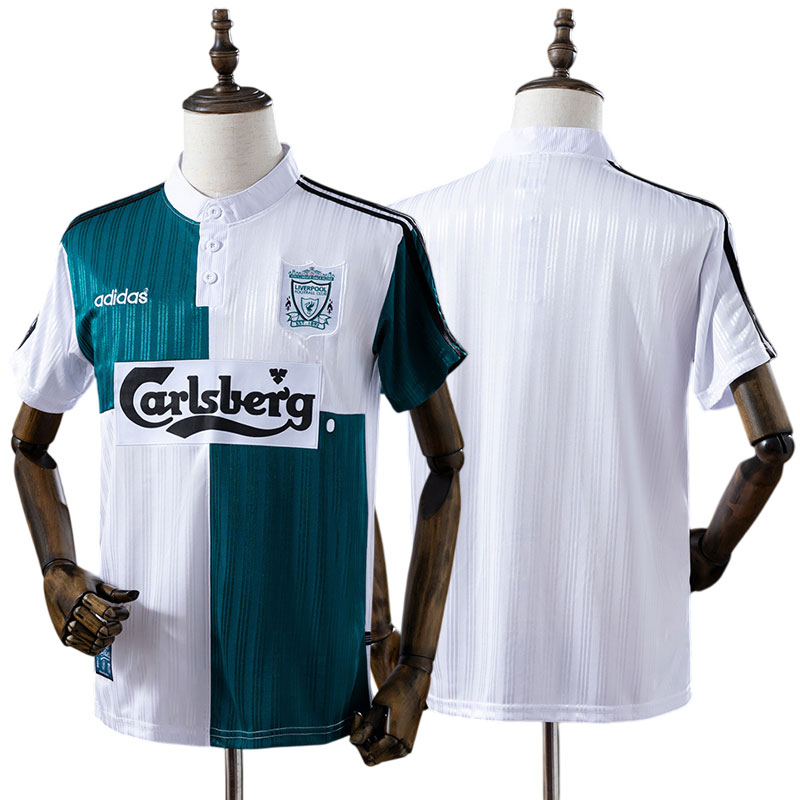 Liverpool 1995-96 retro fodboldtrøje – ikonisk udebanetrøje for mænd