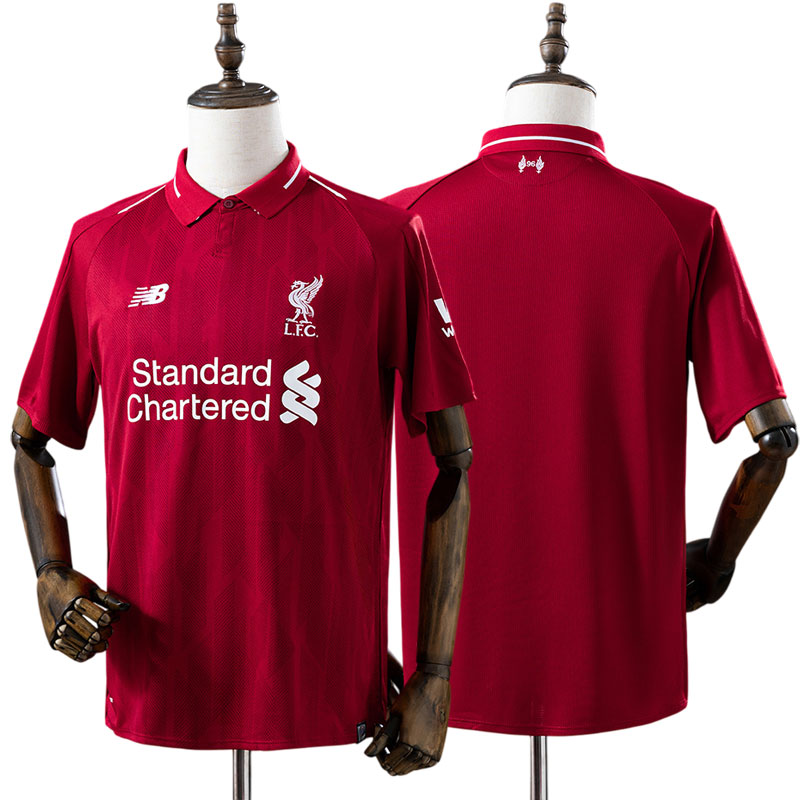 Liverpool FC 2018/19 retro hjemmebanetrøje - herre fodboldtrøje