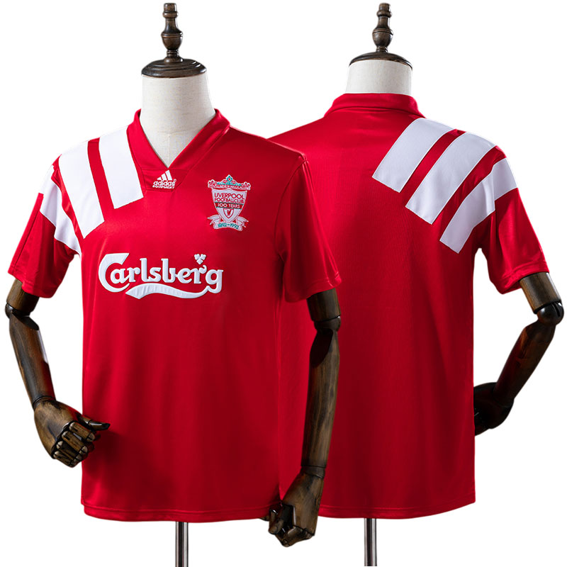 Liverpool retro hjemmebanetrøje 1992/93 - fotboldtrøje til mænd