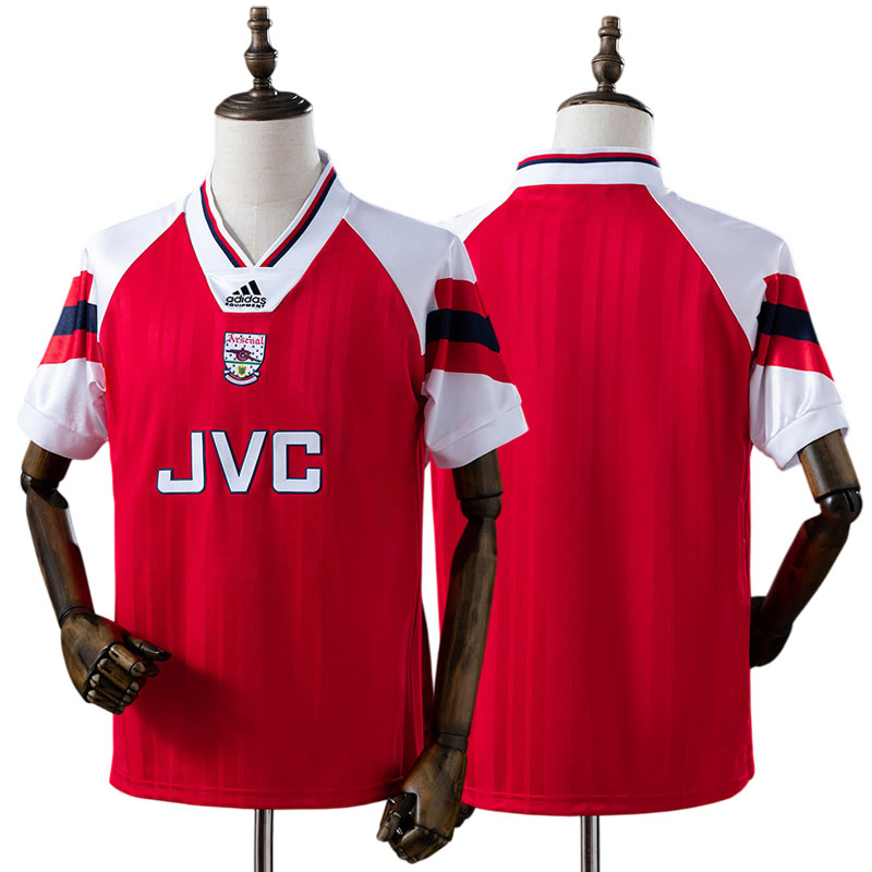 Original stil Arsenal retro trøje 1992/94 - hjemmebane for mænd
