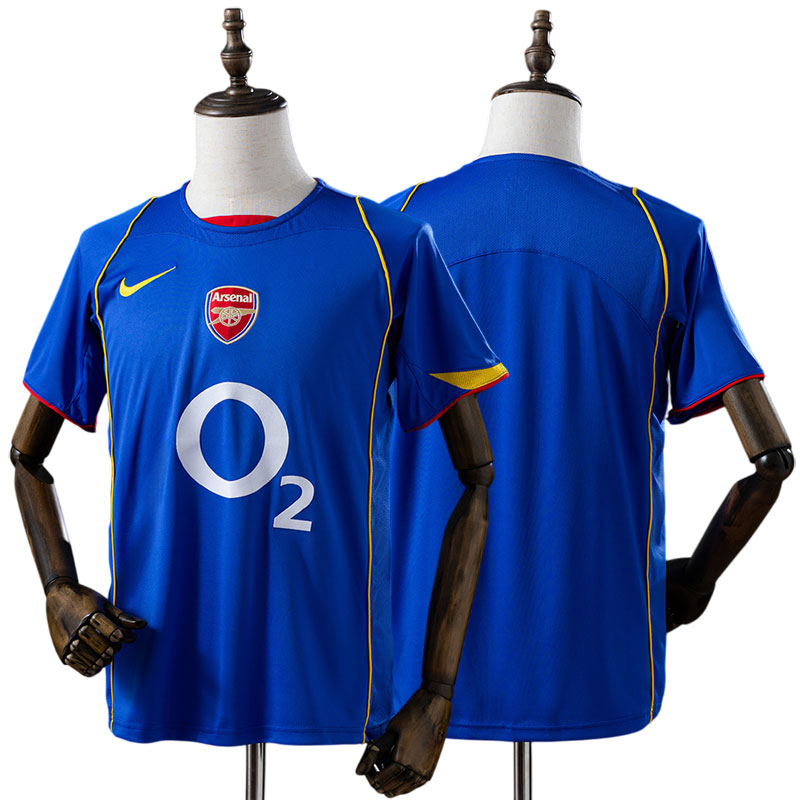 Retro Arsenal FC 04-05 blå udebanetrøje til mænd