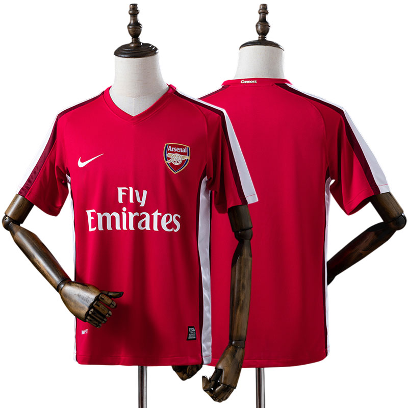 Retro Arsenal hjemmebanetrøje 2008/10 - klassisk fodboldtrøje