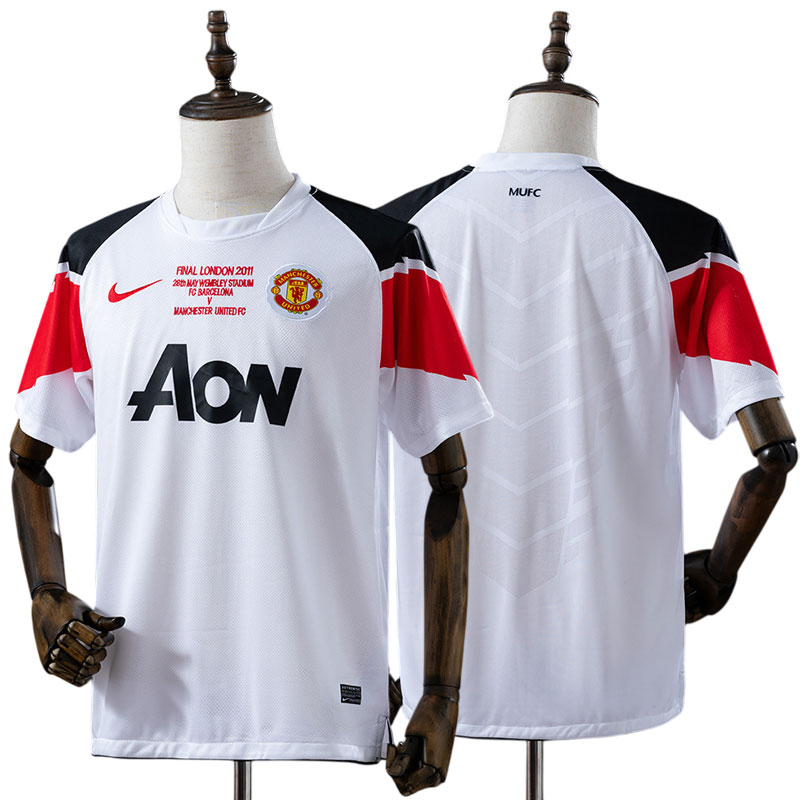 Retro Manchester United 2010/11 udebanetrøje - Champions League finale herre