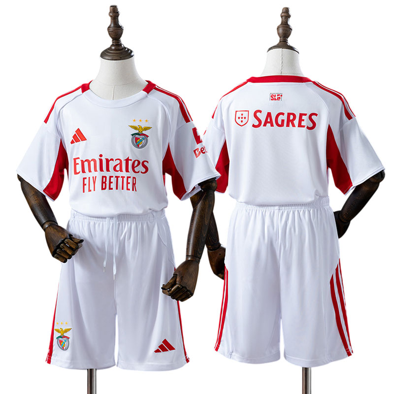 SL Benfica 25/26 third kit til børn - fodboldtrøje + shorts
