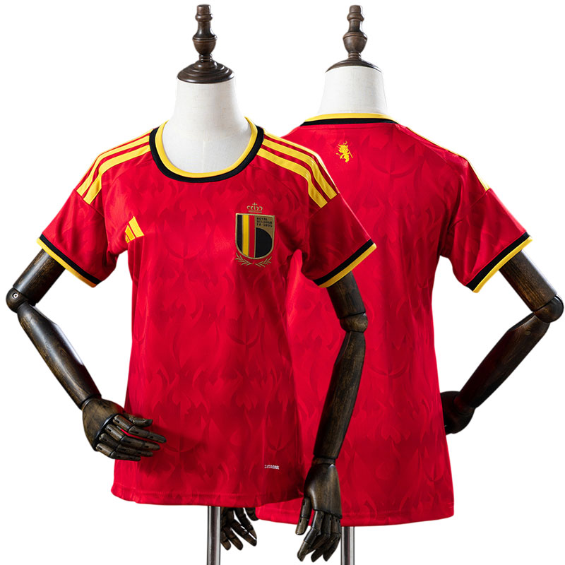 Belgien 2026 hjemmebanetrøje til damer - VM fodboldtrøje i damepasform