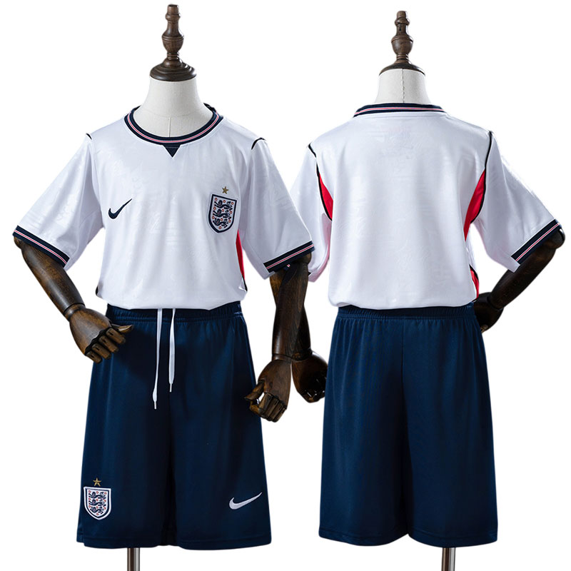 England hjemmebanetrøje 2026 børn - VM fodboldtrøje + shorts