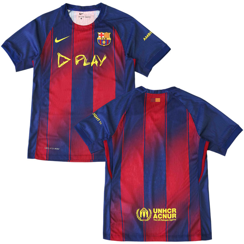 FC Barcelona 2025/26 hjemmebanetrøje - Ed Sheeran x Spotify samarbejde