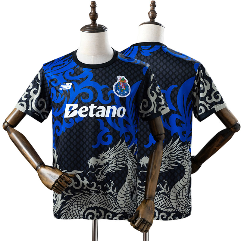 FC Porto 2025/26 herre fodboldtrøje med dragemønster