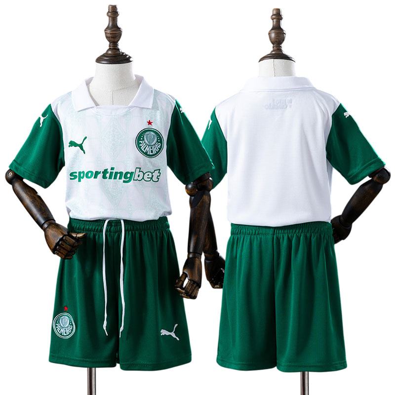 Palmeiras 2025/26 udebanetrøje børn - trøje + shorts