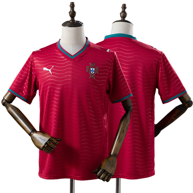 Portugal rød hjemmebanetrøje til VM 2026 - herre fodboldtrøje