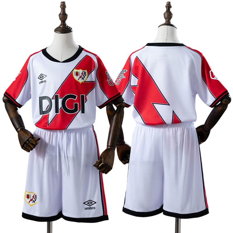 Rayo Vallecano hjemmebanetrøje 25/26 til børn