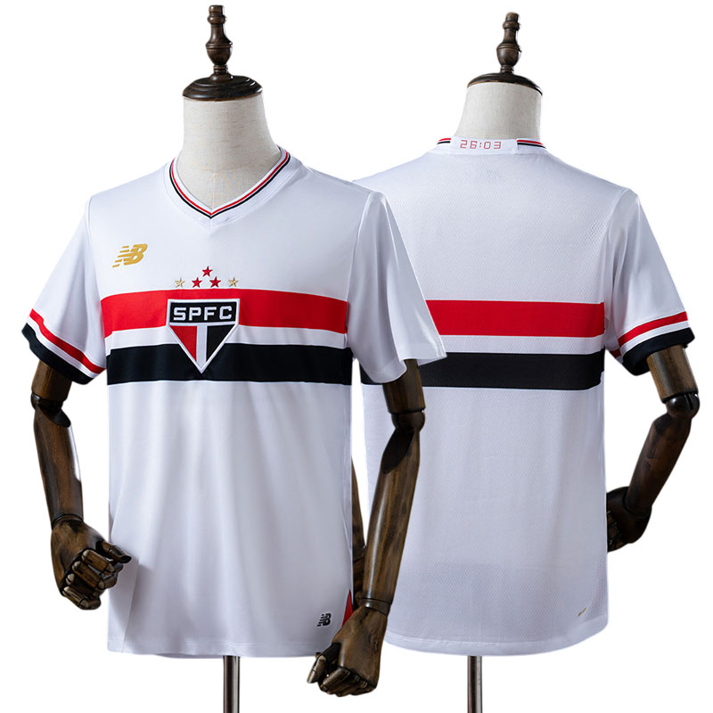 São Paulo FC hjemmebanetrøje 2025/26 - hvid herre fodboldtrøje