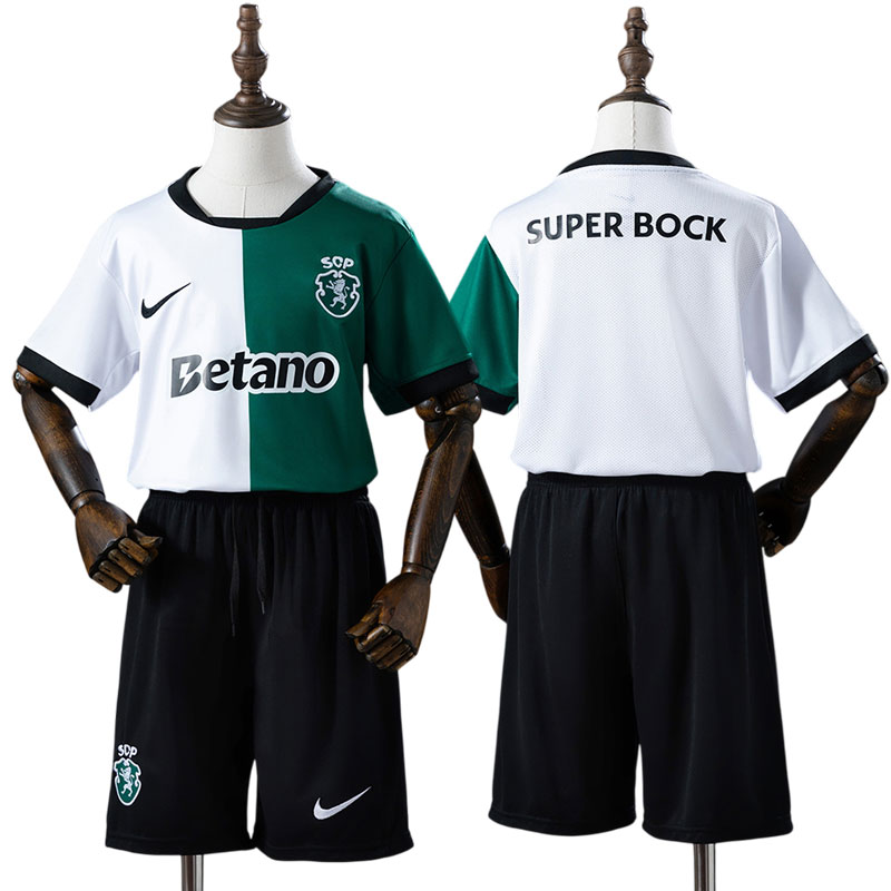 Sporting CP 2025/26 Stromp børnesæt - fodboldtrøje og shorts