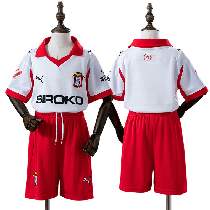 Sporting Gijón tredje trøje 2025/26 børn - komplet fodboldsæt