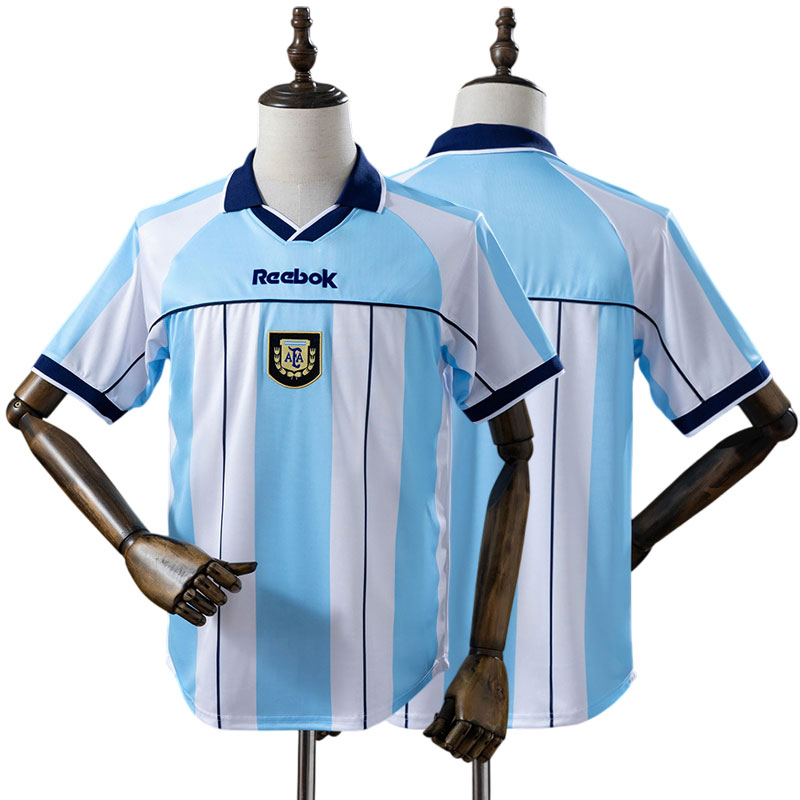 Argentina 2000/01 retro hjemmebanetrøje til herrer