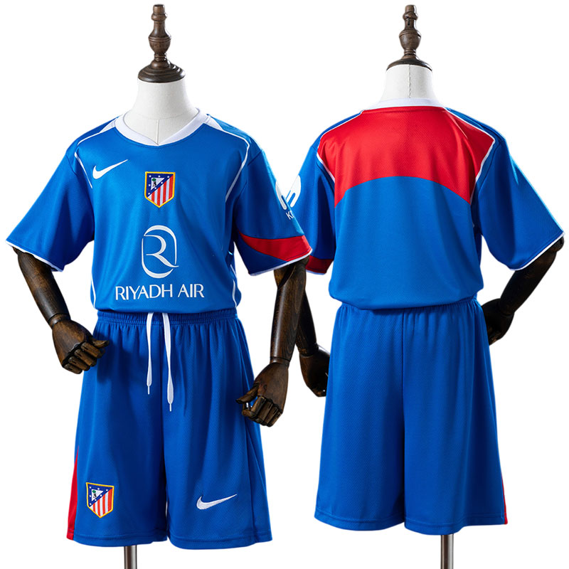 Atletico Madrid 25/26 tredjetrøje til børn - fodboldtrøje med shorts
