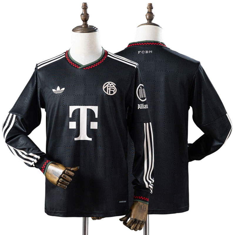 Bayern München tredjetrøje 2025/26 langærmet – herre fodboldtrøje