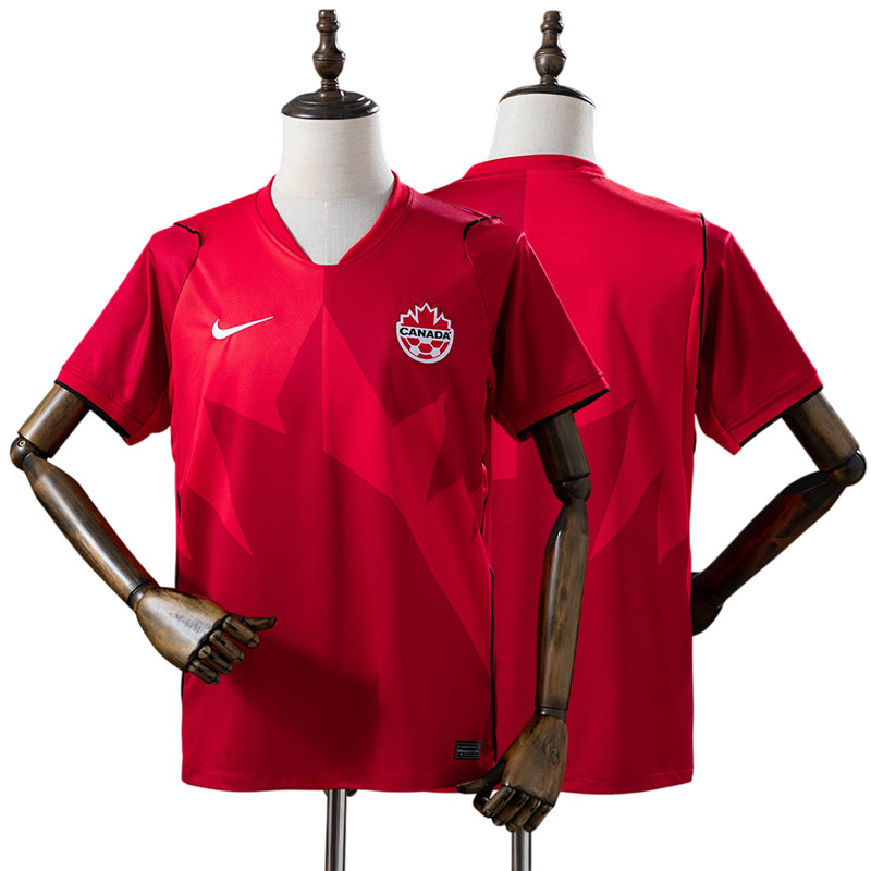 Canada VM 2026 hjemmebanetrøje - rød herre fodboldtrøje