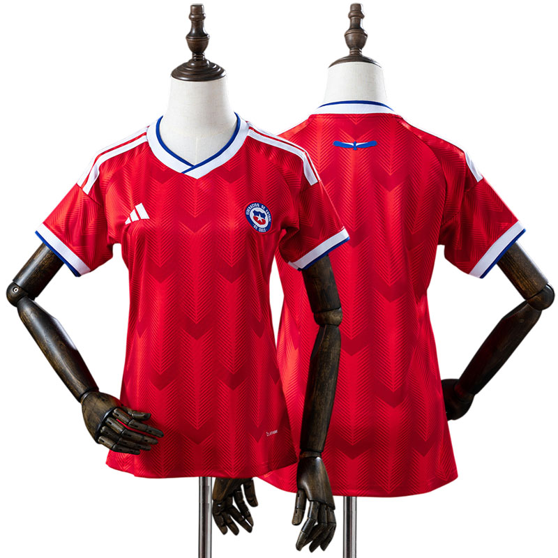 Chile 2026 hjemmebanetrøje til kvinder - rød fodboldtrøje dame