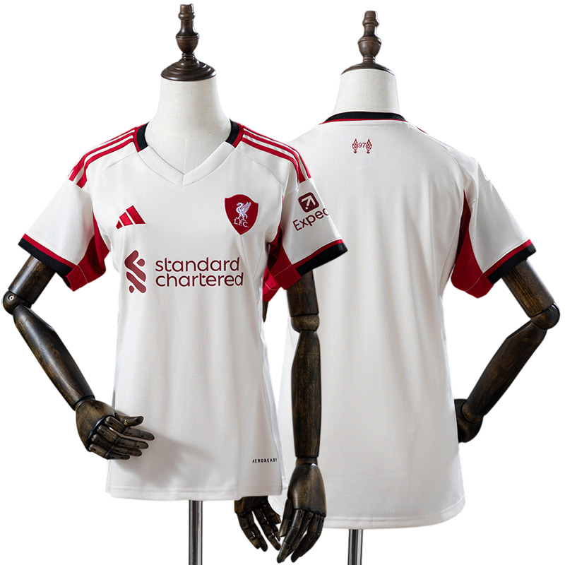Dame fodboldtrøje Liverpool 2025/26 udebanetrøje til kvinder