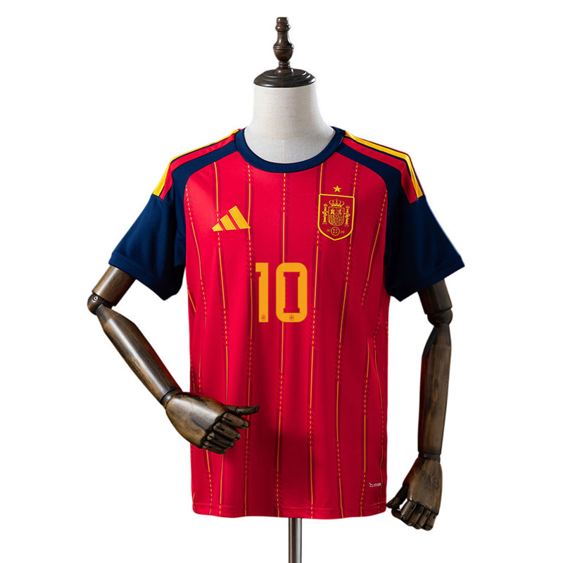 Herre fodboldtrøje Spanien 2026 – hjemmebane model med Yamal 10 Herre fodboldtrøje Spanien 2026 – hjemmebane model med Yamal 10