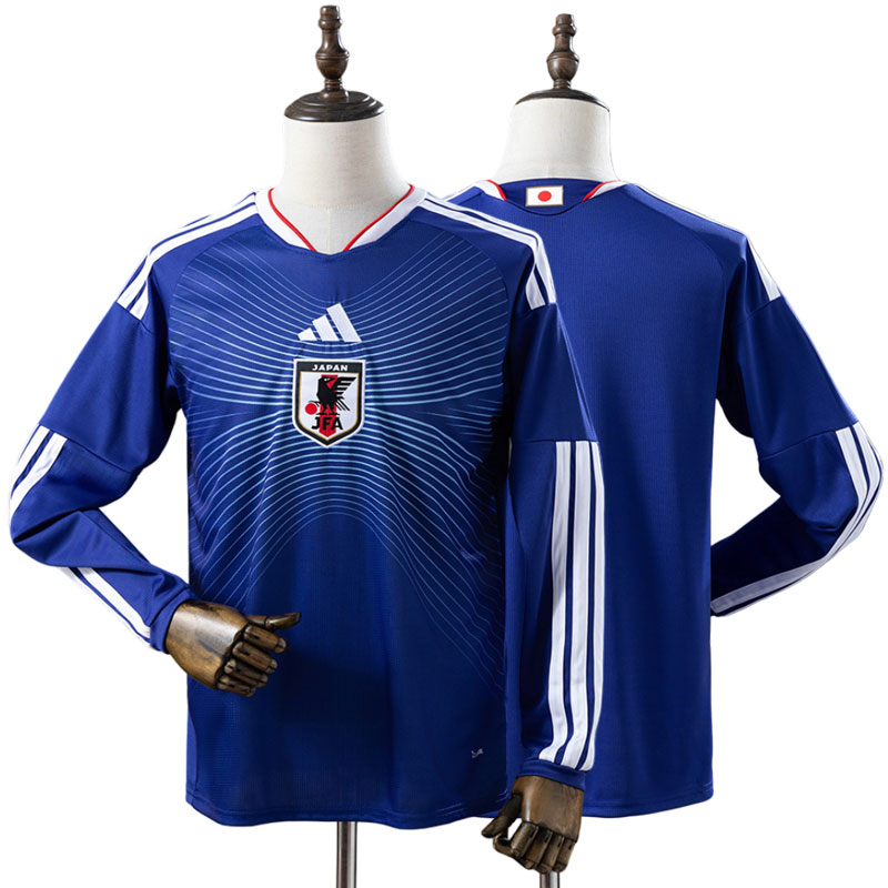 Langærmet Japan hjemmebanetrøje 2026 – fodboldtrøje til mænd