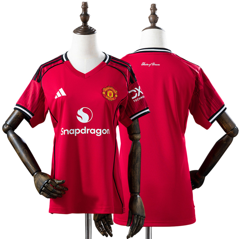 Køb Manchester United 25/26 hjemmebanetrøje til damer