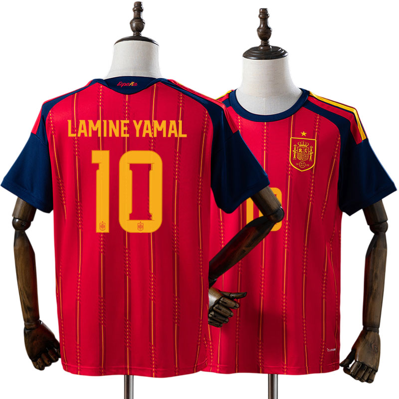 Lamine Yamal 10 Spanien VM 2026 hjemmebanetrøje til mænd