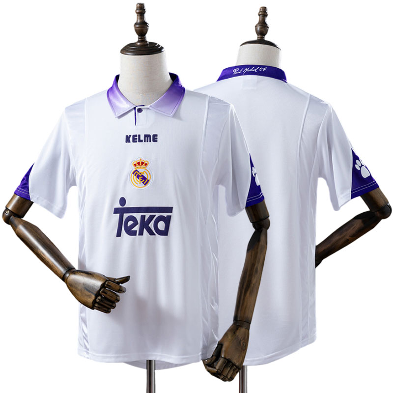 Real Madrid 1997/98 hjemmebanetrøje - retro fodboldtrøje